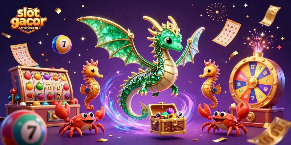 Spin the reels of slot gacor server jepang with an enthralling underwater scene showcasing vivid game elements.