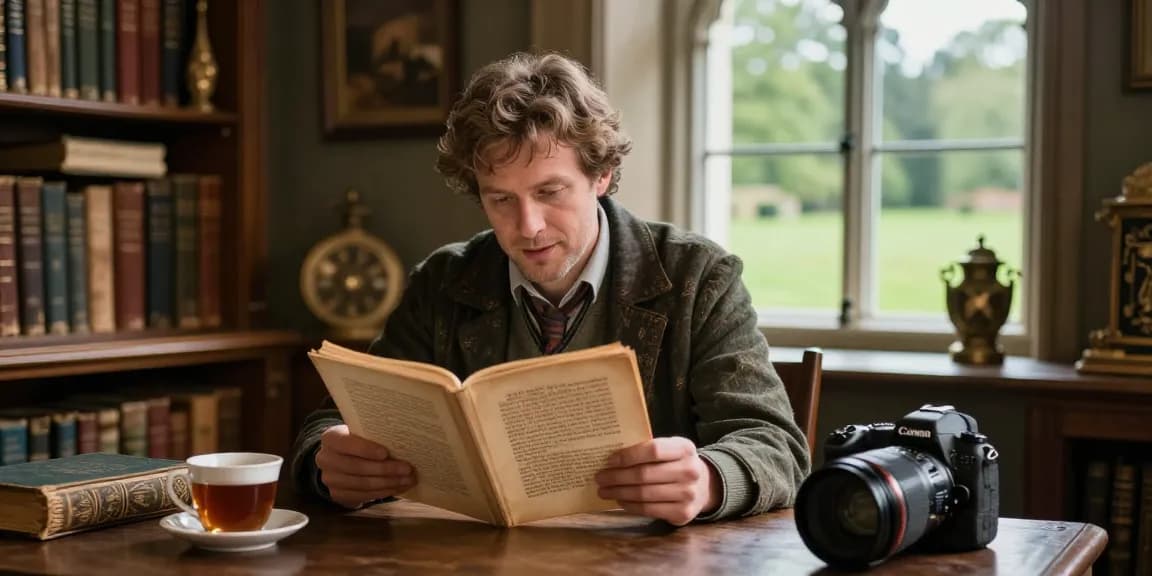 Explore captivating stories at https://tyntescastle.com with a cozy library setting.