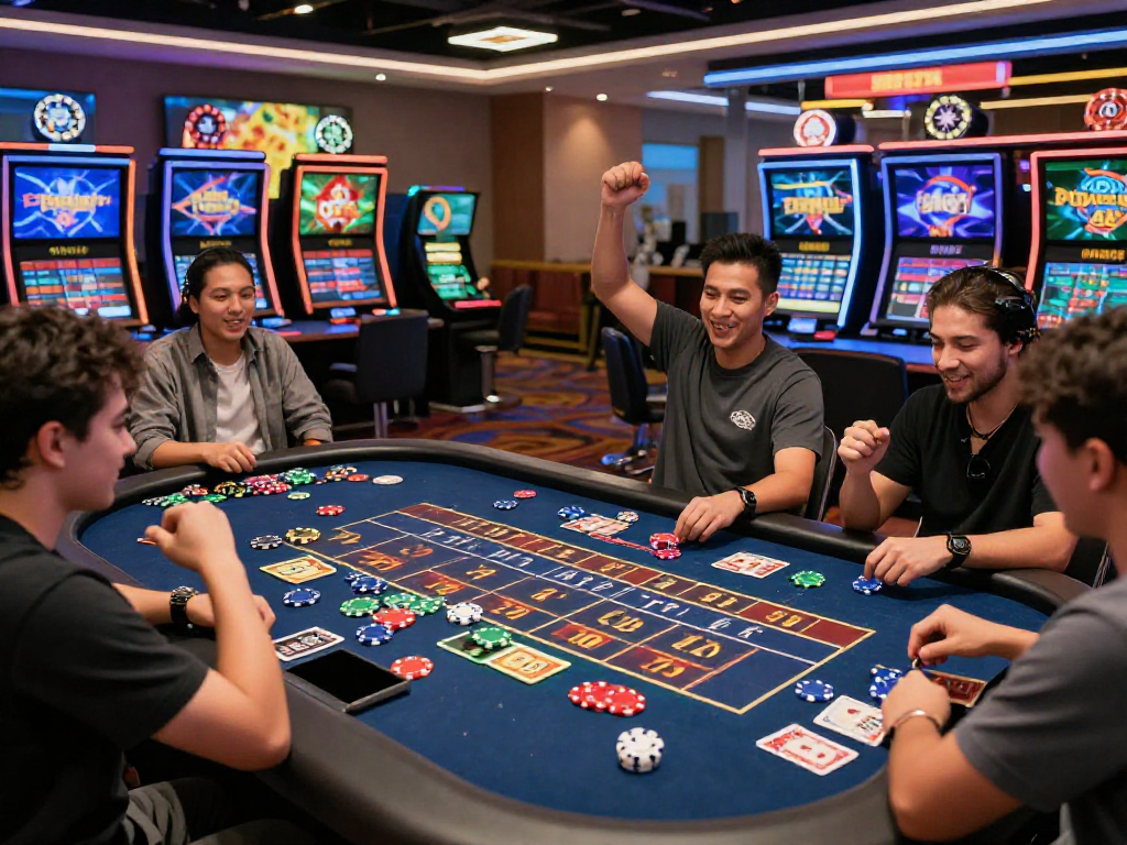 Exciting togel 4d game in an engaging online casino atmosphere.