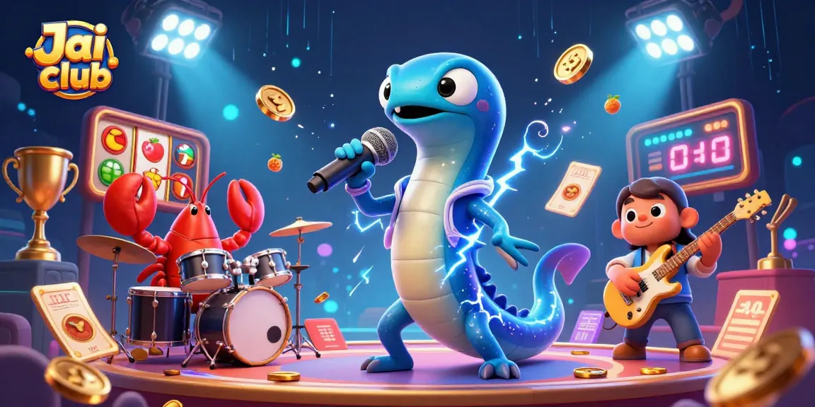 Experience thrilling gameplay at Jai club with vibrant 3D characters entertaining in an underwater casino stage.