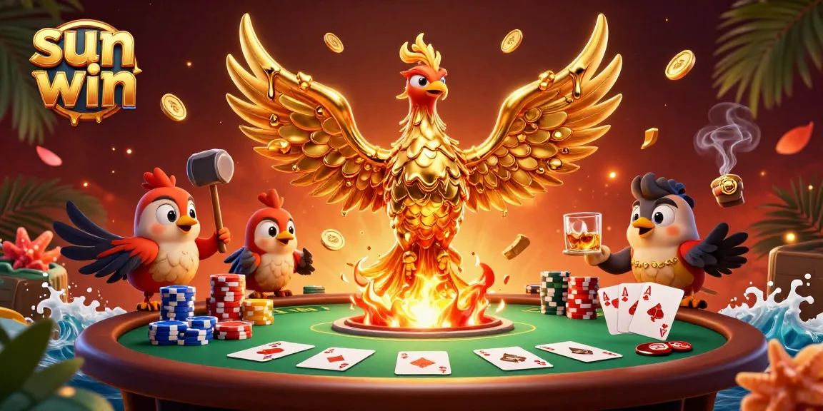 Engage with sun win's vibrant casino atmosphere of molten gold and poker excitement.
