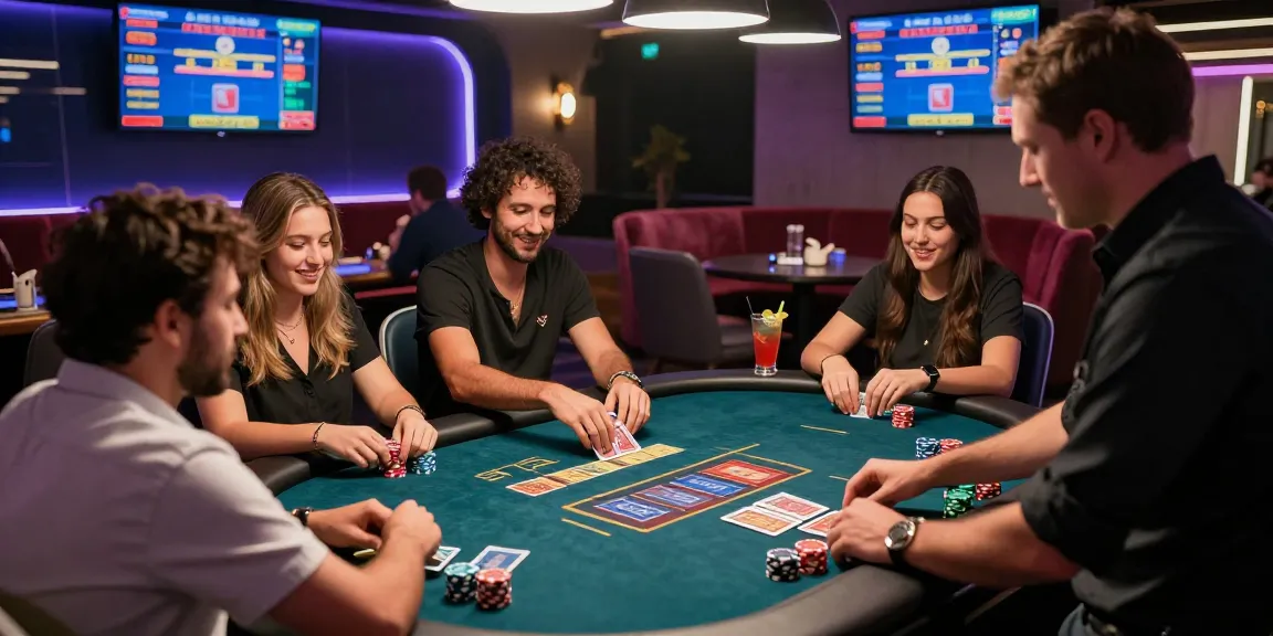 Players enjoying the andar bahar casino game in a lively atmosphere, showcasing real dealers and excitement.