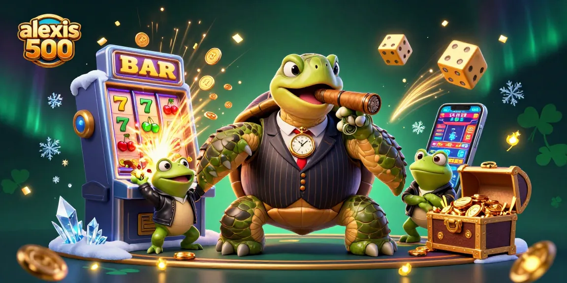 Experience the excitement of alexis 500 with vibrant casino action and dynamic characters.