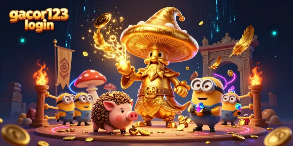 Experience gacor123 login magic with golden treasures and dynamic casino energy.