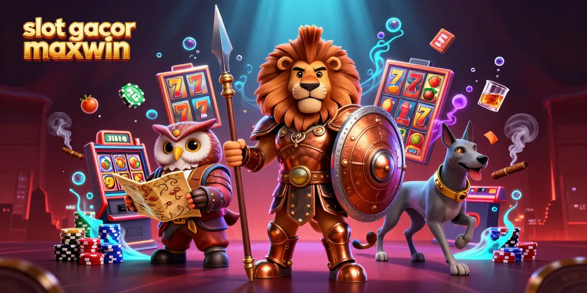 Terlibat dalam permainan mendebarkan dengan slot gacor maxwin, menampilkan elemen kasino dinamis dan karakter fantasi.