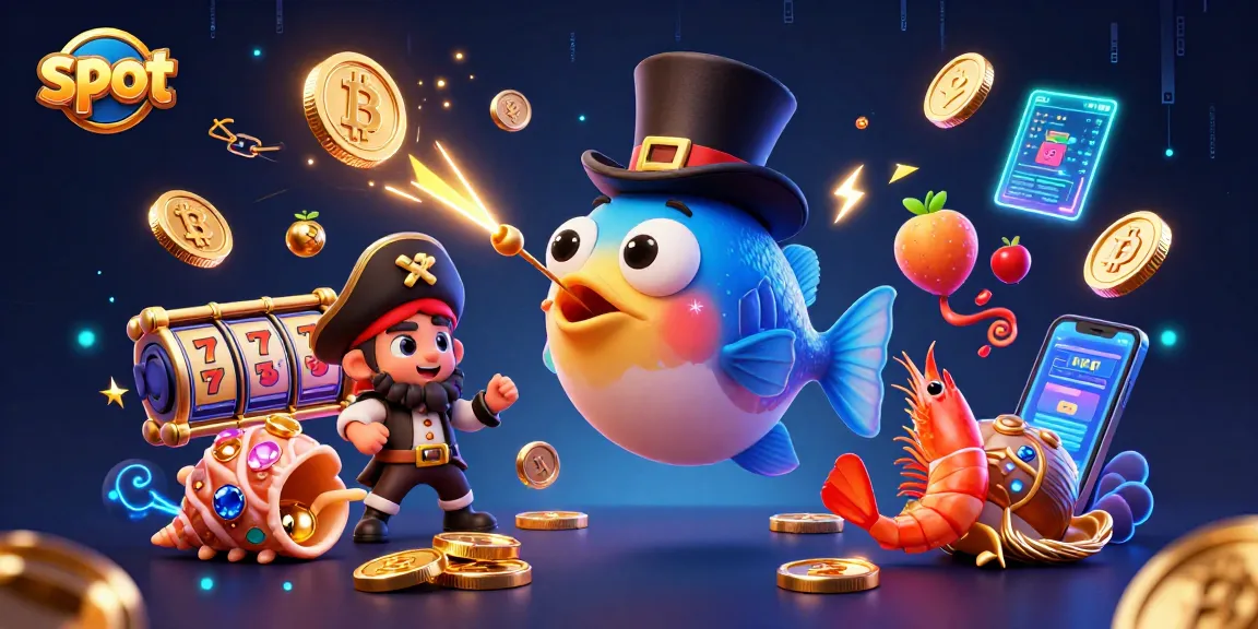 Spin the slot as the deep-sea anglerfish attracts golden coins amid colorful adventure.