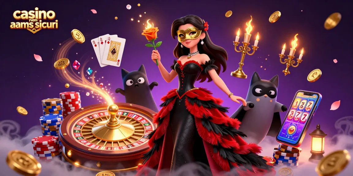 Scopri l'emozione del gioco nei casino non aams sicuri con la nostra ricca illustrazione 3D piena di energia vibrante.