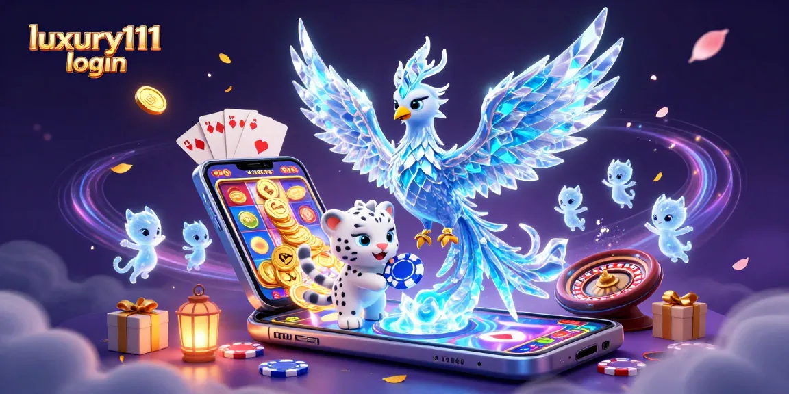 Spin to win with luxury111 login and unlock vibrant gaming experiences in this captivating illustration.