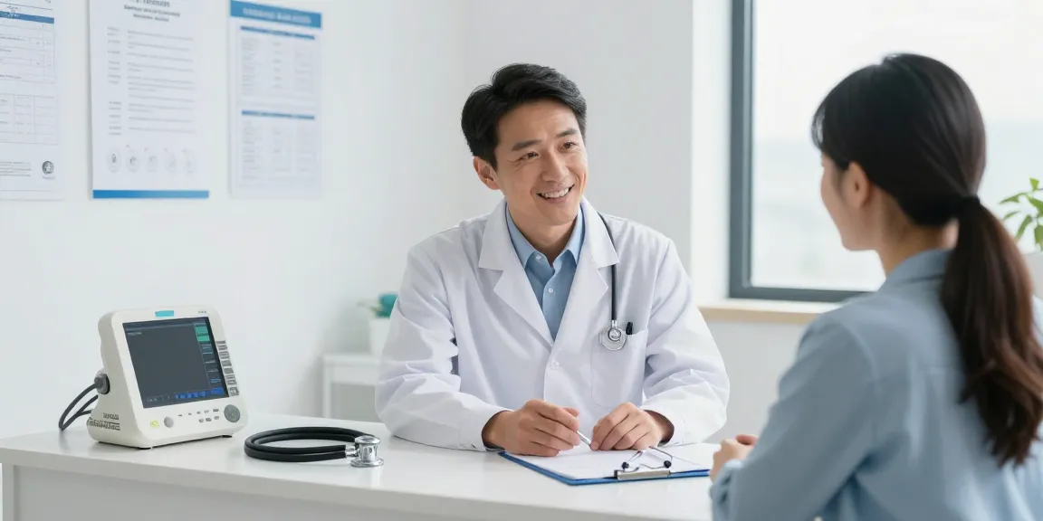 Patient care consultation at Deus Medical Shop, professional doctor in a modern clinic.