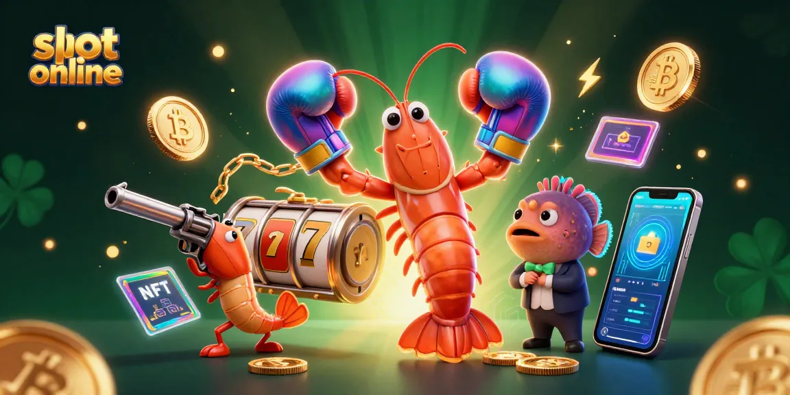 Play popular slot online games featuring vibrant 3D characters and cryptocurrency elements.