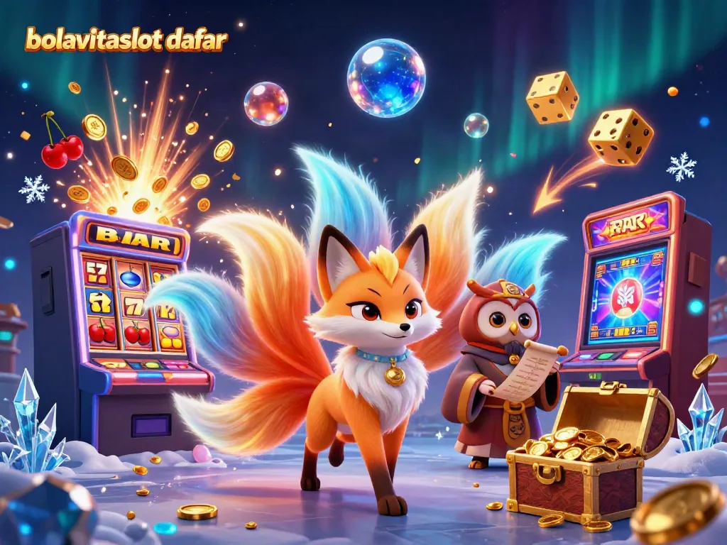 Experience the excitement of bolavitaslot daftar with vibrant slot elements and mystical characters.