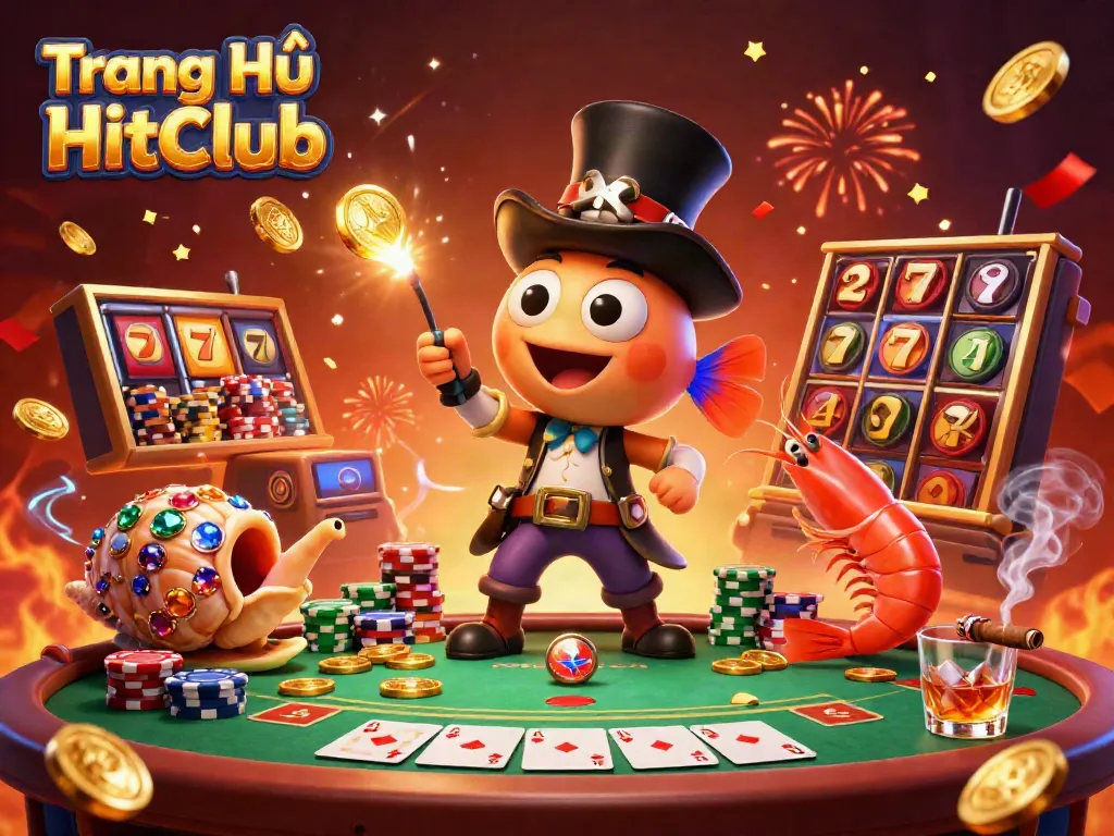 Engage with thrilling gameplay at Trang Chủ HitClub with vibrant characters and casino excitement.