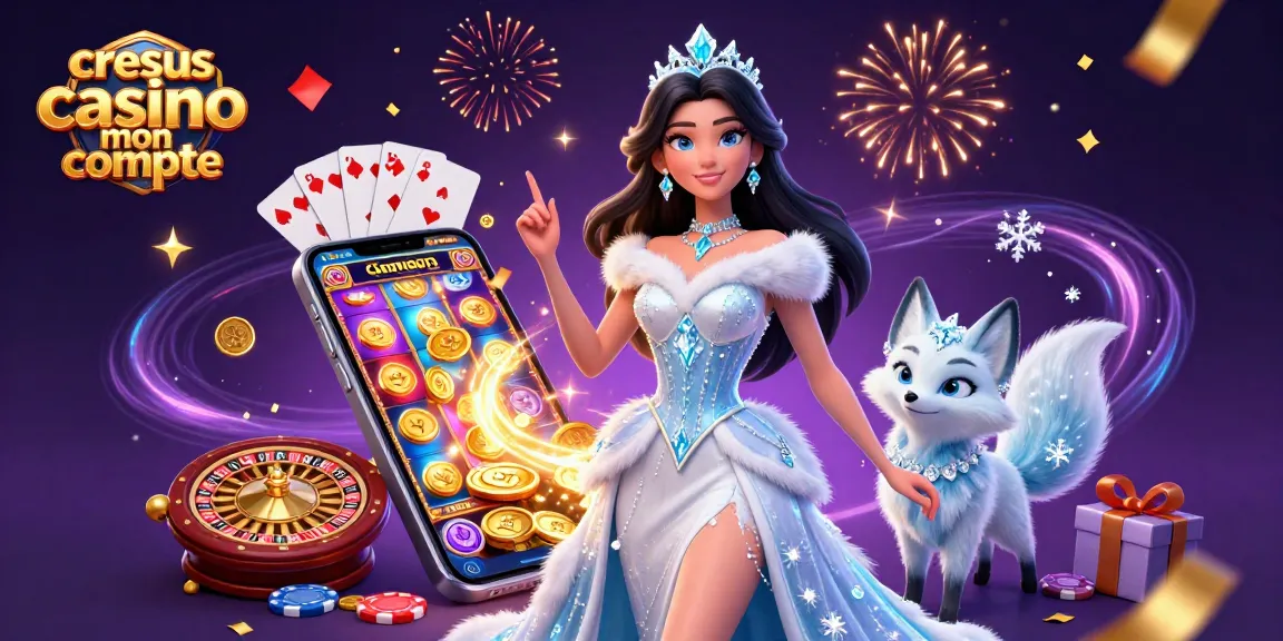 Gagnez gros avec cresus casino mon compte tout en profitant d'une illustration de casino 3D dynamique des jeux de machines à sous.