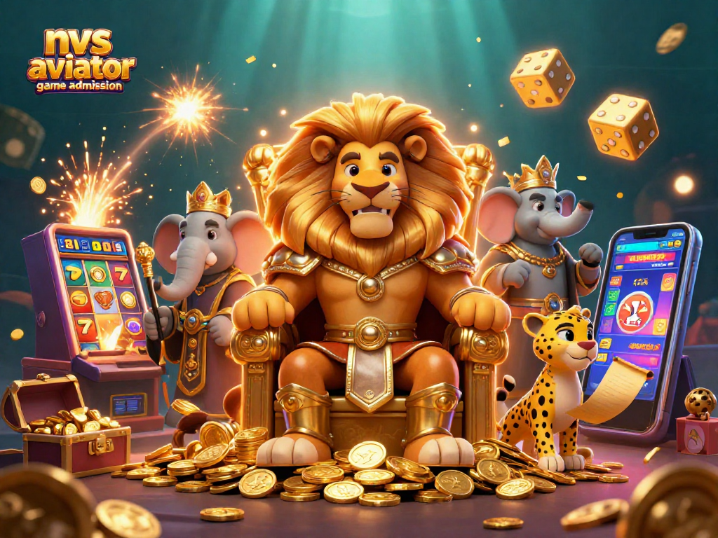 Win big with nvs aviator game admission in an exciting casino scene featuring vibrant characters and dynamic elements.
