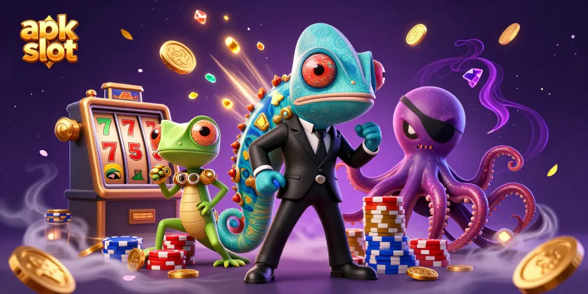 Experience the thrill of apk slot with vibrant casino elements and dynamic characters.
