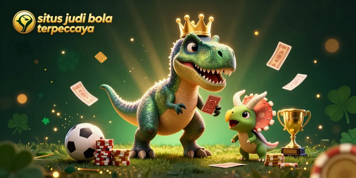 Experience the excitement of situs judi bola terpercaya with thrilling sports betting elements and vibrant characters.