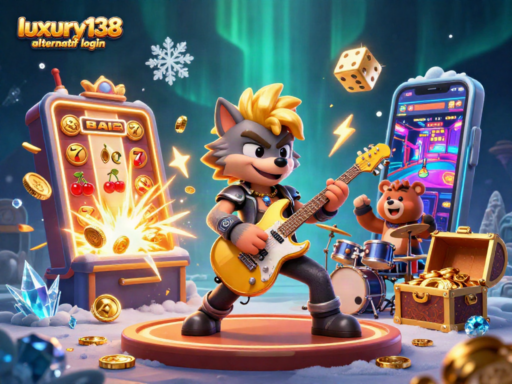 Mainkan luxury138 alternatif login dengan raja rockstar dan sirkus jackpot di panggung kasino.