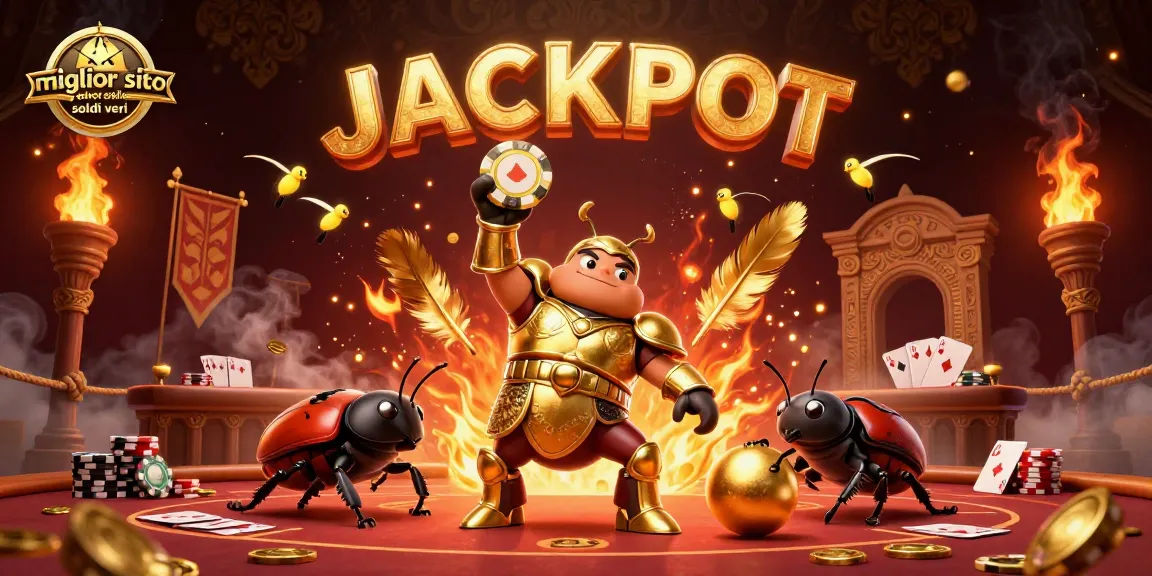 Giocatori entusiasti celebrano la vittoria nel miglior sito poker online soldi veri, circondati da elementi di gioco.