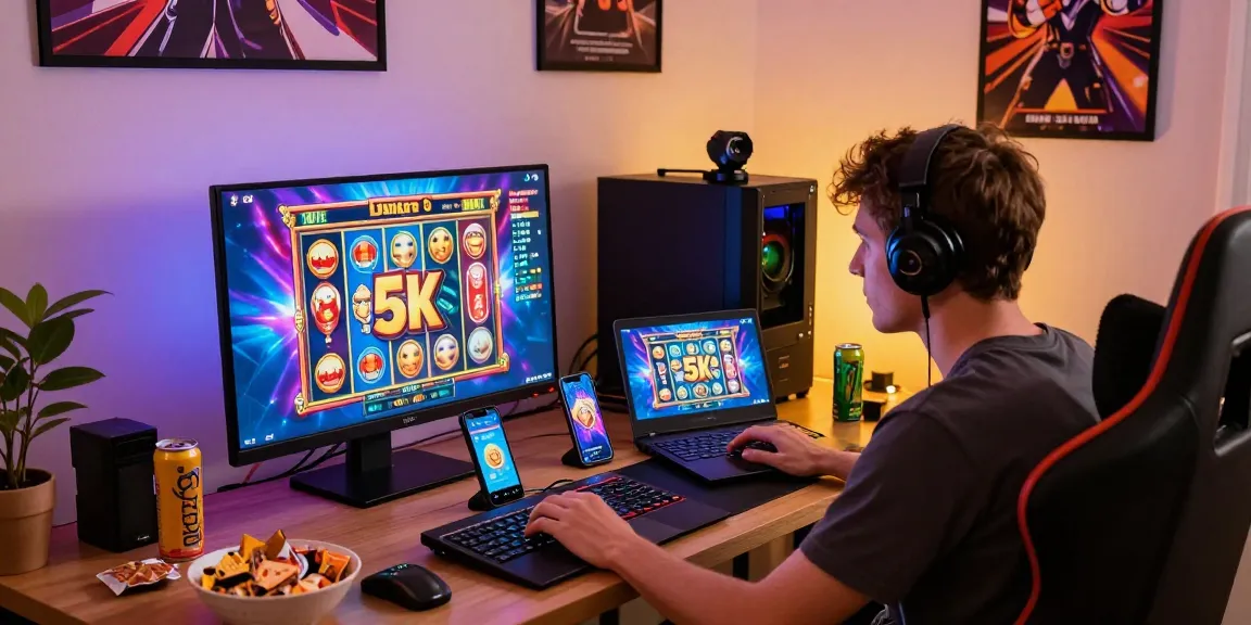 Exciting online gaming session focusing on slot depo 5k gameplay with colorful graphics.